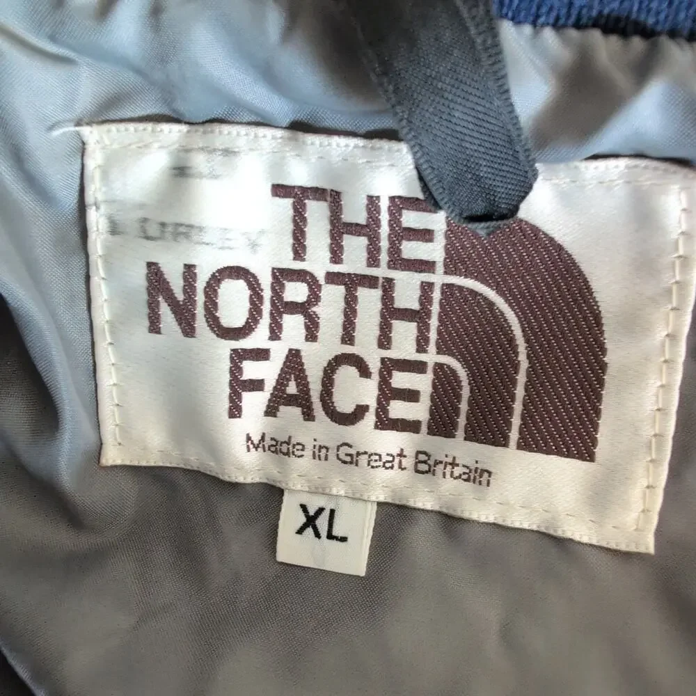Vintage The North‎ Face 1970s Brown Label Jacket Navy Blue Gore-Tex Men's XL